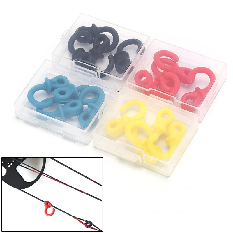 

Hunting Accessories 4pcs Rubber Tail Stabilizer for Recurve Bow Silencer Protector Archery Shooting