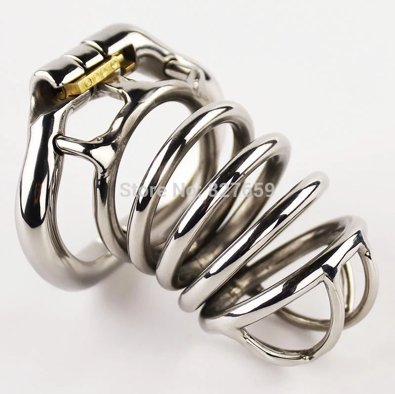 Мужское устройство верности из нержавеющей стали 80 мм Клетка на член Блокировка