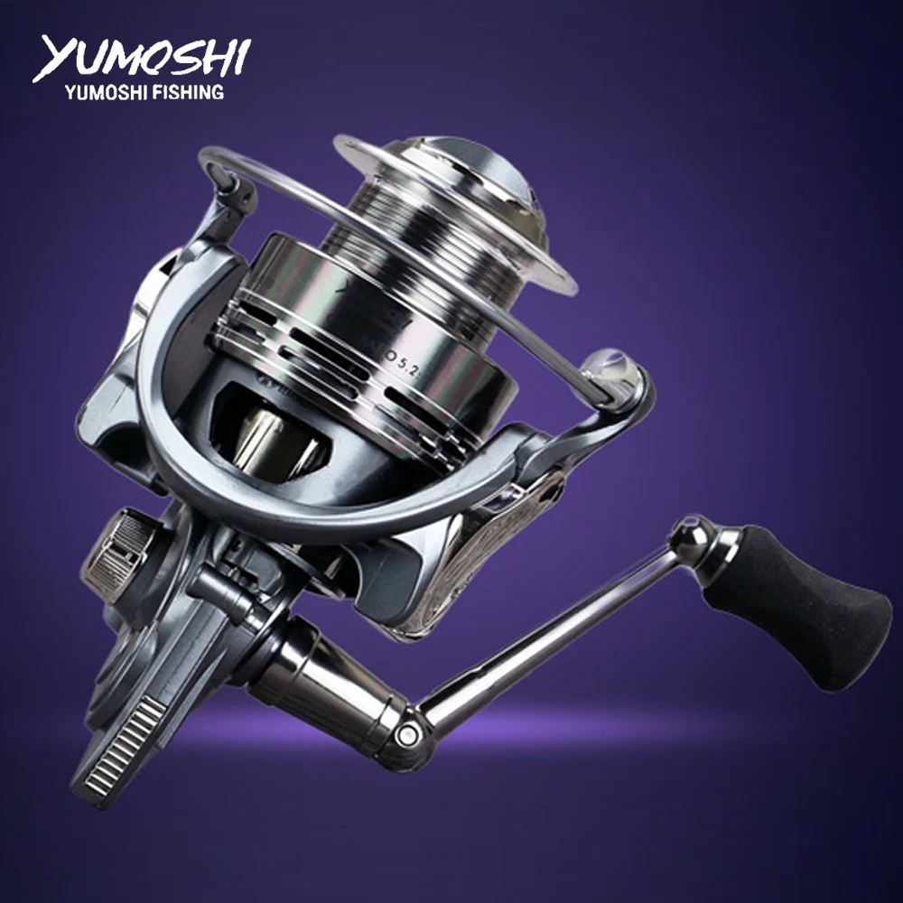 Yumoshi катушка для заброса приманки спиннинга Рыболовная 13BB + 1 беззазорная