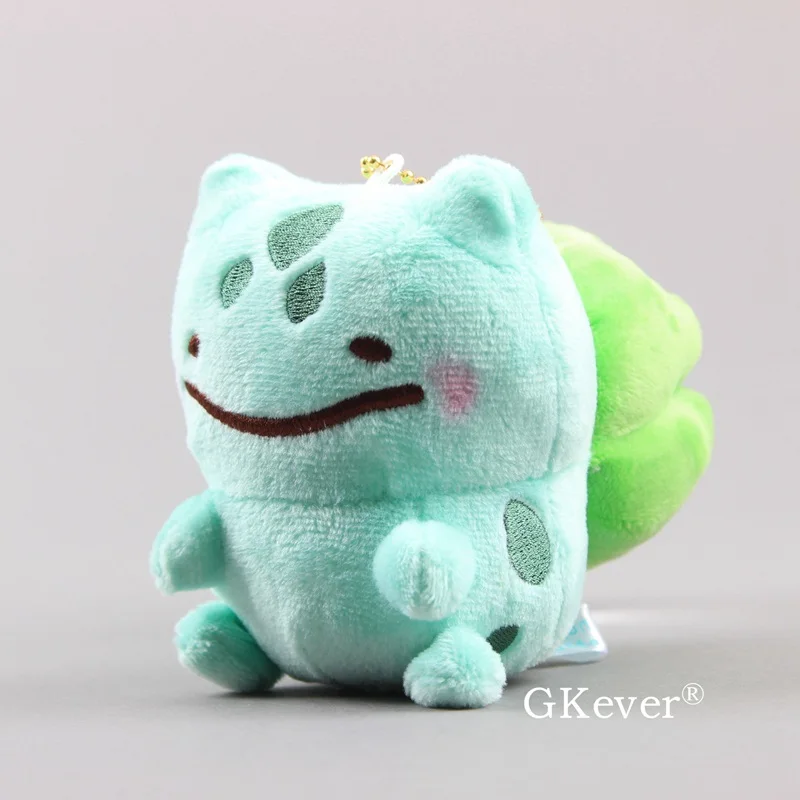 5 шт./компл. Kawaii брелок в форме куклы Eevee Сквиртл Пикачу мини плюшевые игрушки куклы Ditto Charmander Bulbasaur плюш кулон подарок 9-12 см
