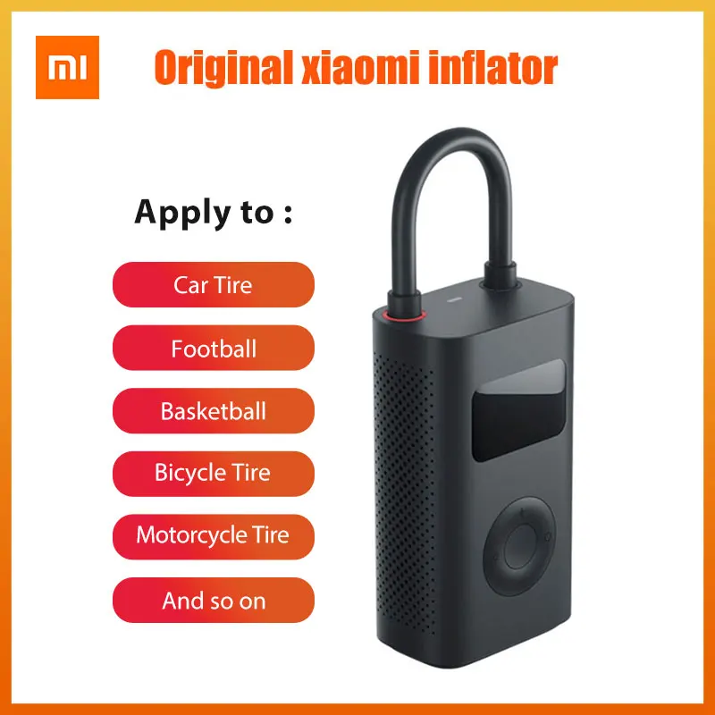 Портативный мини насос Xiaomi Mijia для велосипеда мотоцикла автомобиля шин футбола