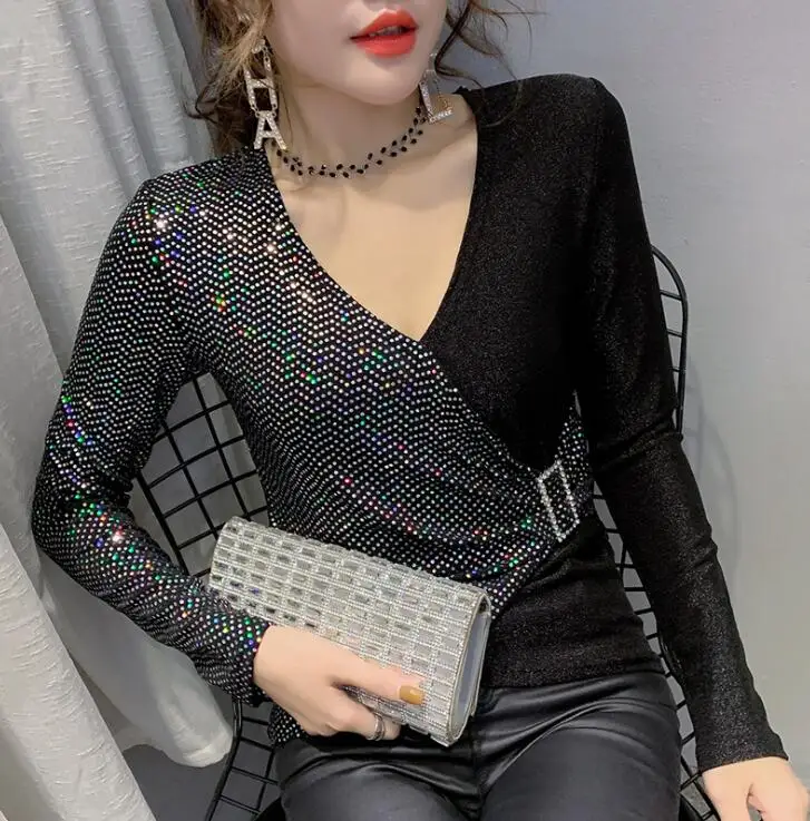 Женский блестящий топ с блестками серебристые топы для клубной вечеринки