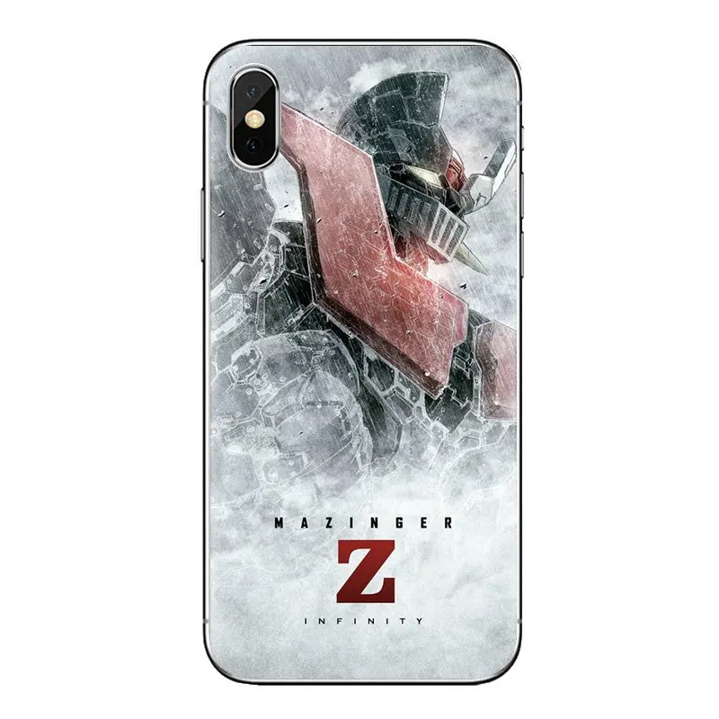 Мультфильм мазингер Z прозрачный мягкий чехол Чехлы для Xiao mi 6 A1 Max x 2 5X 6X красный Note
