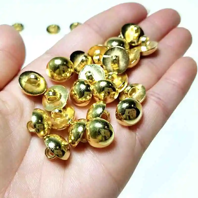HL монополия 12 мм гальванические Золотые кнопки аксессуары одежды творчество