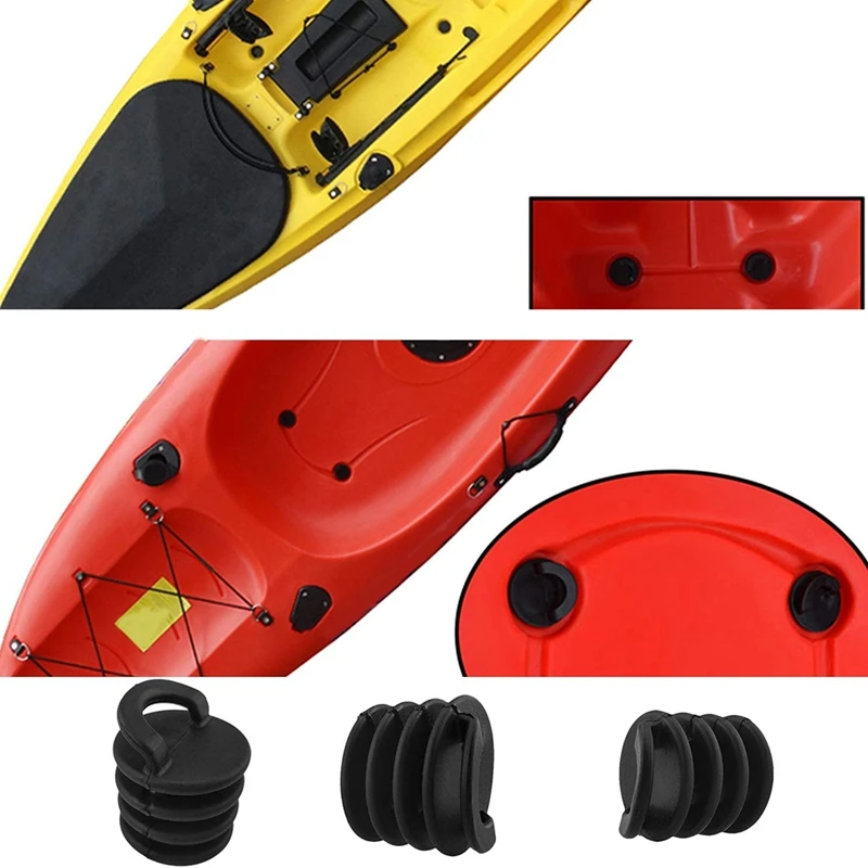 

12Pcs Kayak Scupper Plug Kit Stopper Bungs Canoe Boat Drain Hole Replacement Accessories Diameter 1.2 Inch