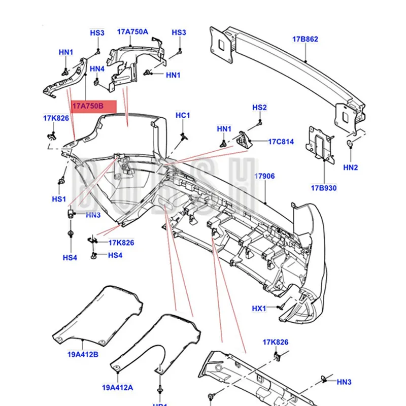 Блокирующий кронштейн для предотвращения столкновений 2012-lan dro verr ang ero ver evo que