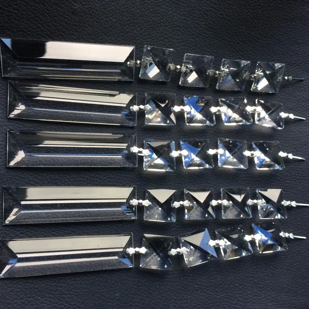 20 шт./лот 150 мм прозрачная Хрустальная гирлянда нити для люстры аксессуары бусина