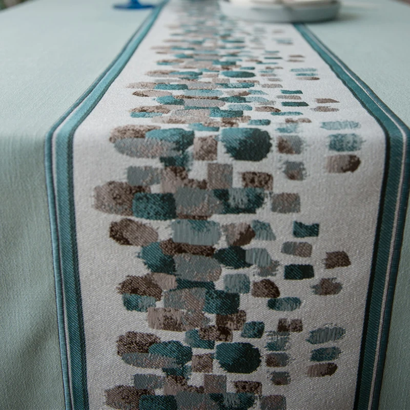 Новинка стильная Водонепроницаемая Декоративная скатерть FSISLOVER зеленая