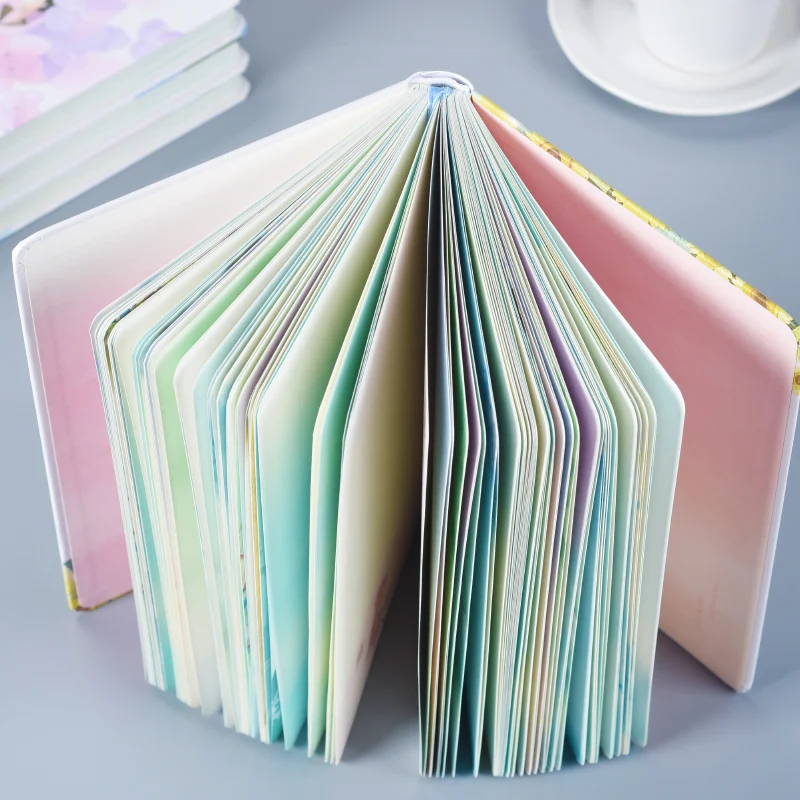 Новый креативный маленький свежий цветочный блокнот с иллюстрациями