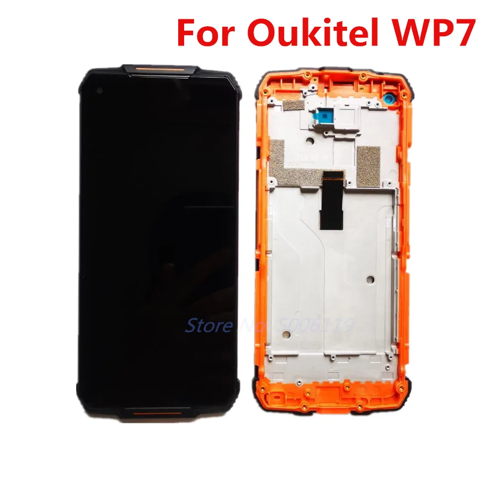 ЖК-дисплей для телефона Oukitel WP7 с рамкой и диагональю 6,53 дюйма, замена экрана с инструментами