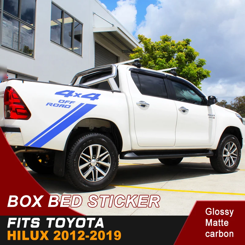 Виниловая наклейка для автомобиля 4x4 TOYOTA HILUX 2012 2013 2014 2016 2017 2018 2019|Наклейки на