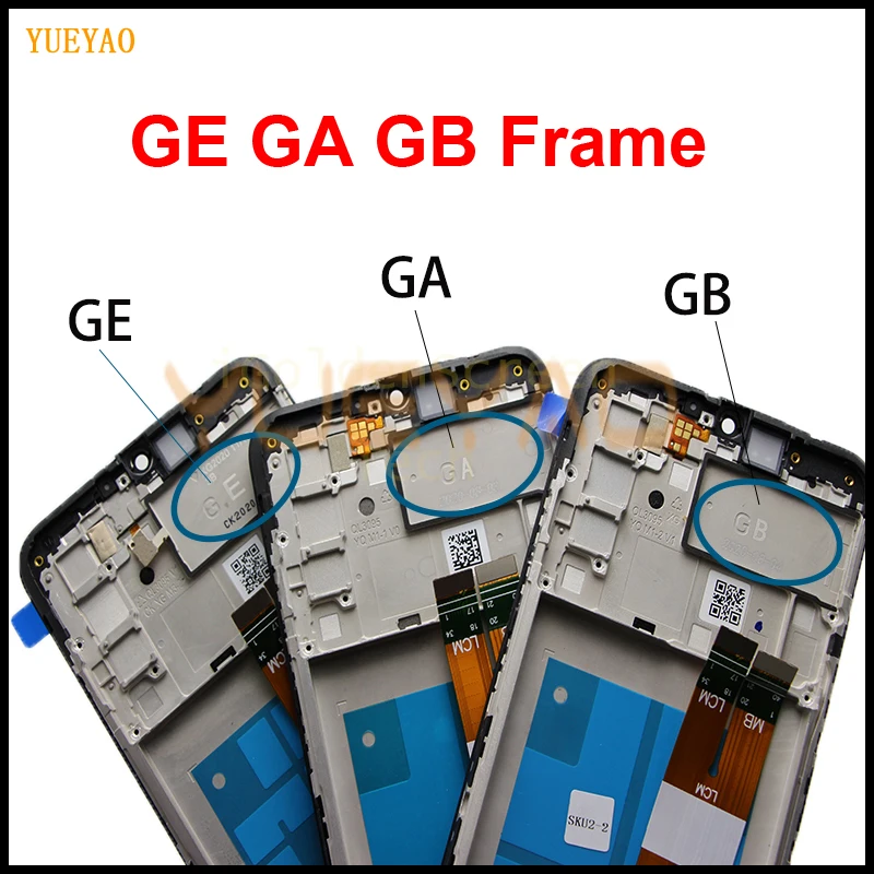 ЖК дисплей с рамкой и дигитайзером для Samsung Galaxy A02s A025M A025F/DS A025G/DS A025M|Экраны