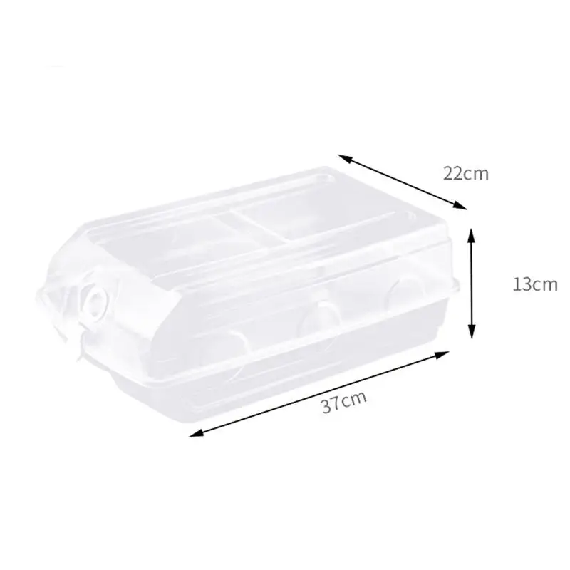 6 шт. пластиковые коробки для хранения обуви | Дом и сад