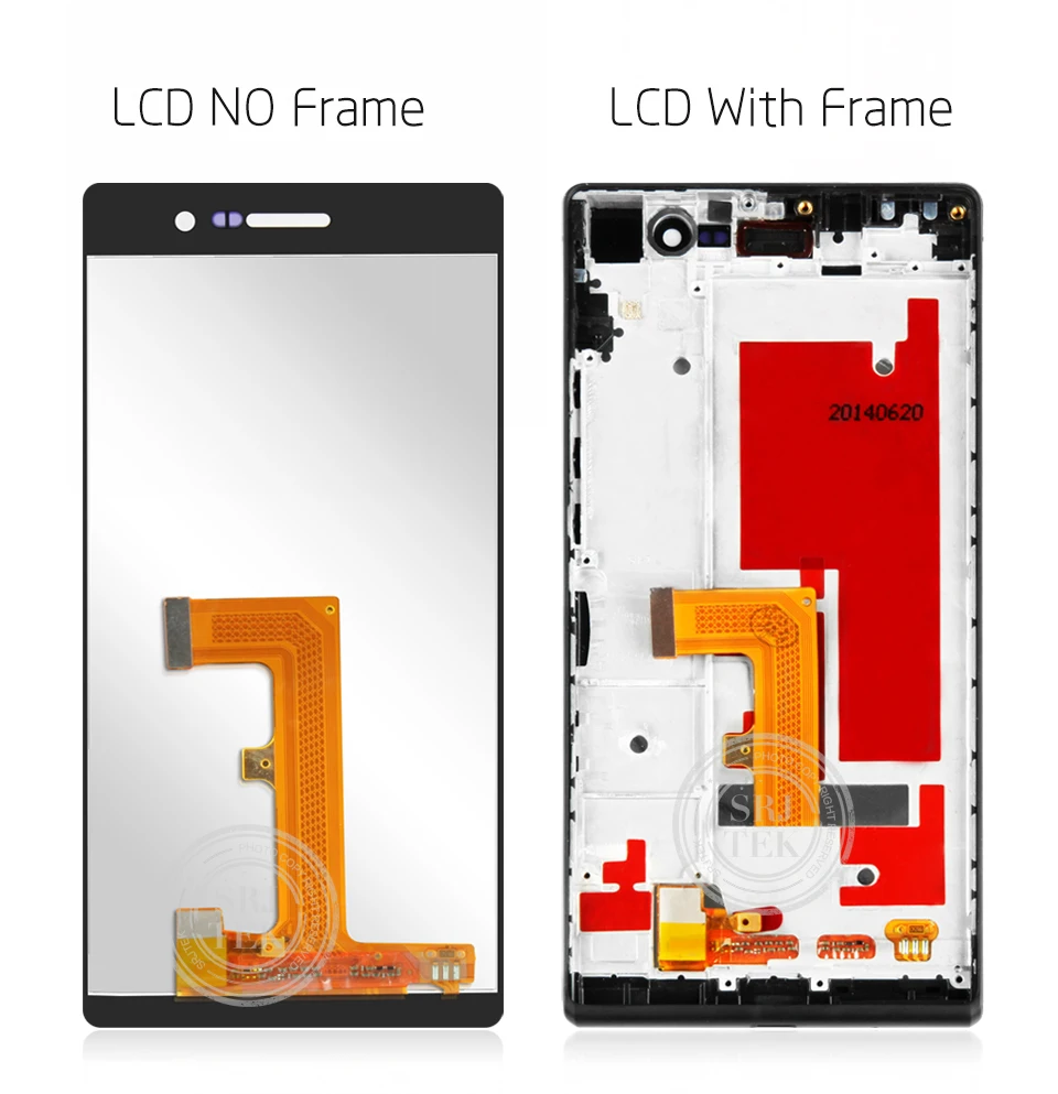 SRJTEK " для huawei Ascend P7 София P7-L00 P7-L05 P7-L10 ЖК-дисплей Дисплей+ дигитайзер Сенсорный экран Стекло в сборе