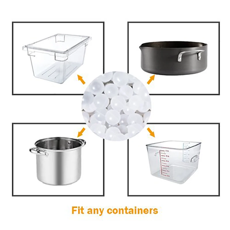 

Sous Vide Cooking Balls BPA Free 20mm 250 Balls with Mesh Drying Bag for Anova Joule Cookers Water Bath Cooking and Sous Vide Co