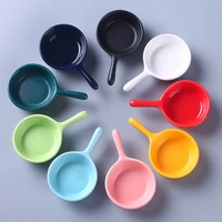soy sauce creative dipping dish with handle ceramic vinegar household seasoning dish snack handle commercial dish nordic style