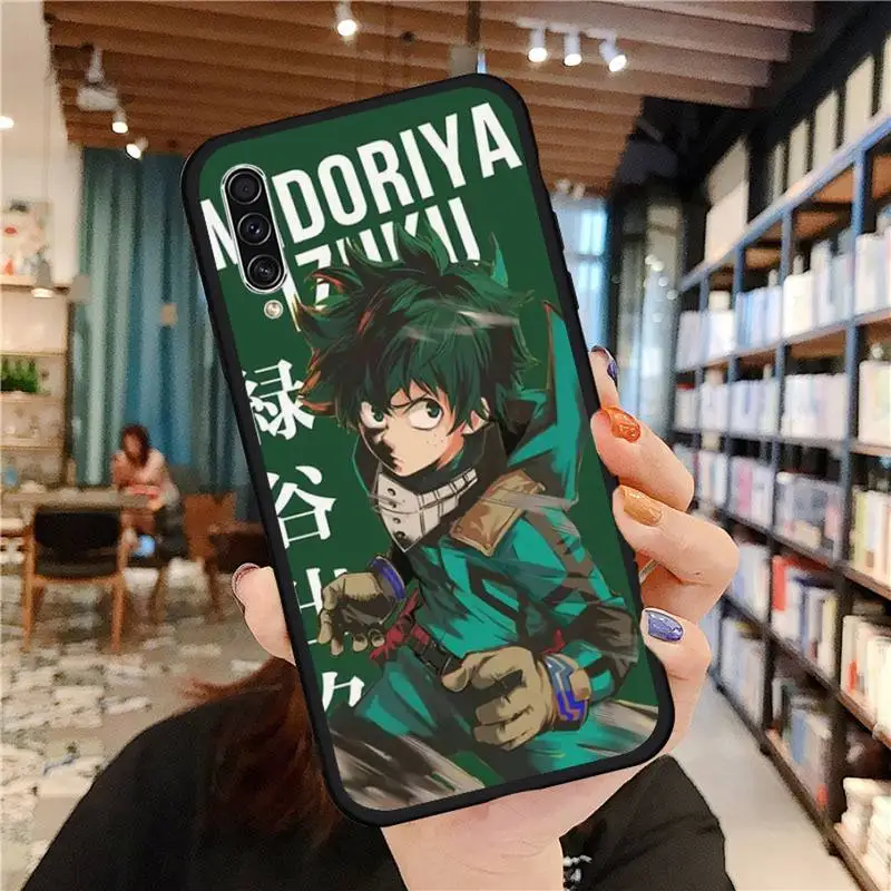 

My Hero Academia anime deku bakugou Phone Case For Samsung galaxy A S note 10 7 8 9 20 30 31 40 50 51 70 71 21 s ultra plus