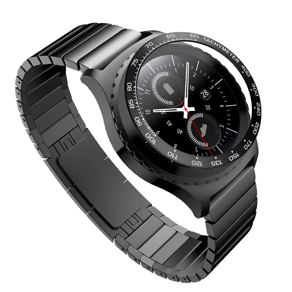 Mosunx высококачественная нержавеющая сталь для Samsung Gear S2 классическое кольцо