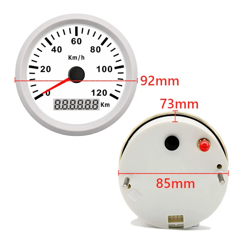 Спидометр из нержавеющей стали 316L водонепроницаемый цифровой измеритель