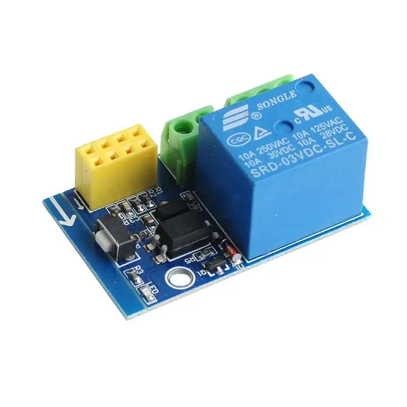 

10pcs ESP8266 ESP-01 Relay Module 3V/5V for Arduino IOT