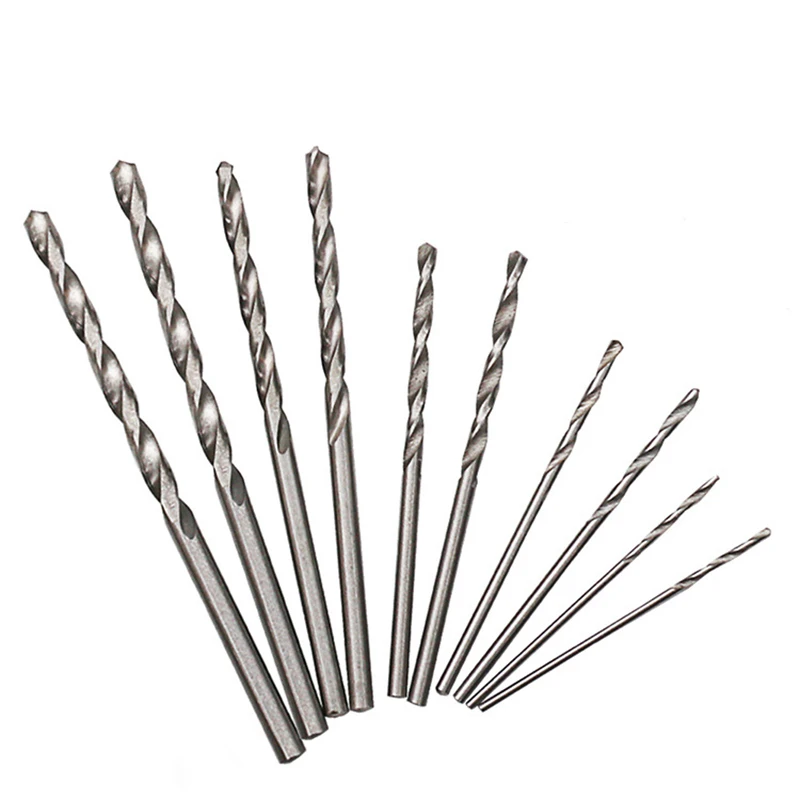 Aluminum Alloy Manual Drilling Mini Drill Bit Wenwan Model Woodworking Nuclear Carving Eye Drilling Simple Hand Drill Tools h4 - Цвет: 10Pcs dirll