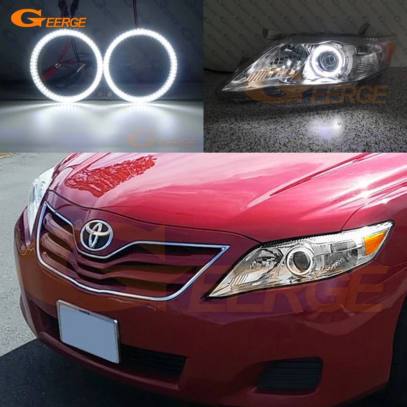 

For Toyota Camry V40 facelift 2010 2011 Ultra bright SMD LED Angel Eyes halo rings kit Day Light Car styling Accessories