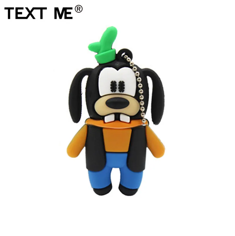 TEXT ME стиль милый Микки и собака usb флеш-накопитель usb 2,0 4 ГБ 8 ГБ 16 ГБ 32 ГБ 64 ГБ флешка, подарок
