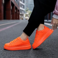 sneakers women 2020 fashion vulcanized shoes lover lace up casual shoes orange basket shoe breathable walking men flats