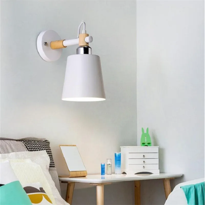 Скандинавский Макарон современная настенная лампа Настенные светильники