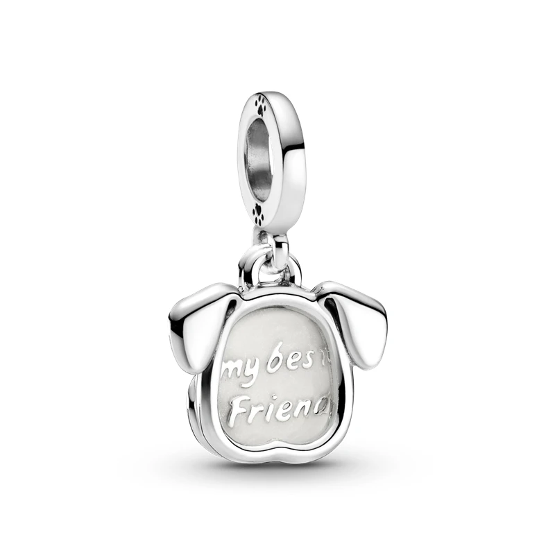 

2021New Pattern 925 Sterling Silver My Pet Dog Dangle Charm Beads fit Original Pandora Bracelet Necklace 925 jewelry