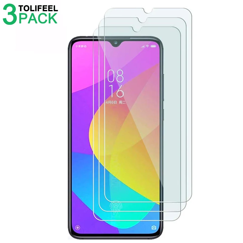 3 шт закаленное стекло для Xiaomi Mi 9 Lite Защитная пленка 2.5D 9H на стекло|Защитные