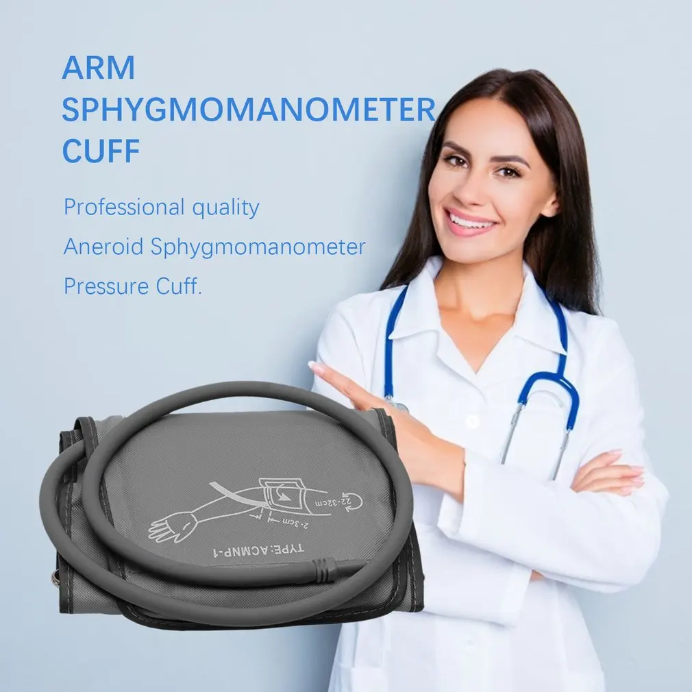 

Portable 22-32 CM Arm Cuff Digital MonitorPortable Single Tube Tonometer Cuff For Sphygmomanometer Pressure Gauge Cuff