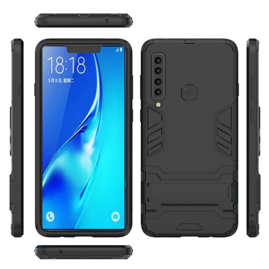 Bracket Iron Man Anti-fall Set Armor Mobile Shell FOR:Samsung A2 A3 A5 A6 A7 A8 A9S S5 Core plus star Pro Business Phone Case | Мобильные