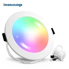 Светодиодный потолочный светильник Zemismart Zigbee, умная лампа с регулируемой яркостью, управление через приложение Alexa Google Home, декоративная лампа с голосовым управлением