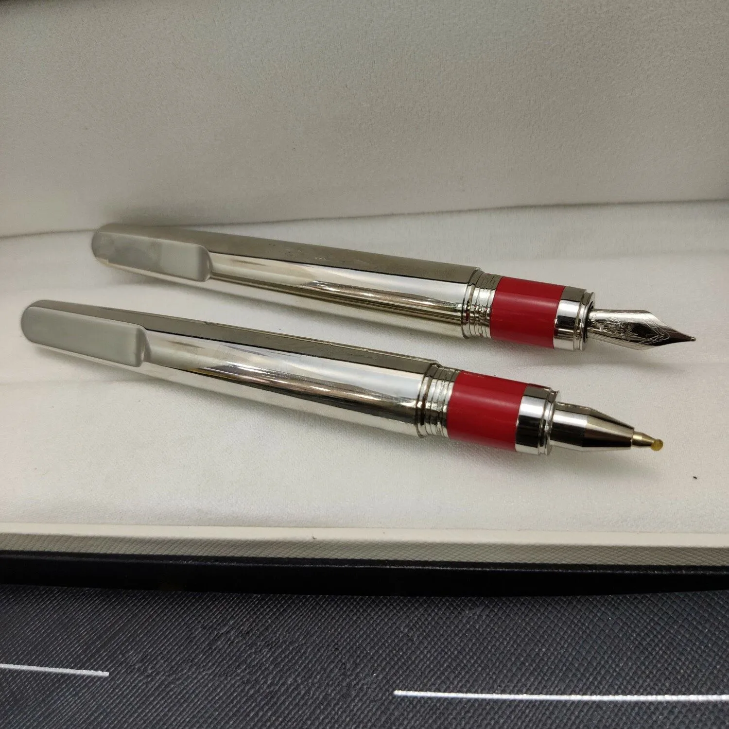 

Luxury Brand Top Quality Business Office Fountain Pen Student Writing Ballpoint Pen Adult Practice Signature Pen With Box