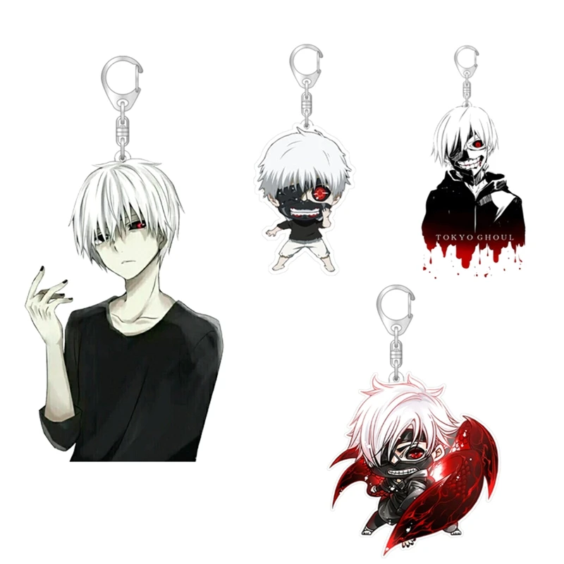 1 предмет одежда с надписью Tokyo Ghoul брелок для косплея канеки кэна ключевая цепь