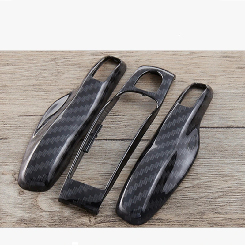 3 шт. виниловый брелок из углеродного волокна для дистанционного ключа чехол