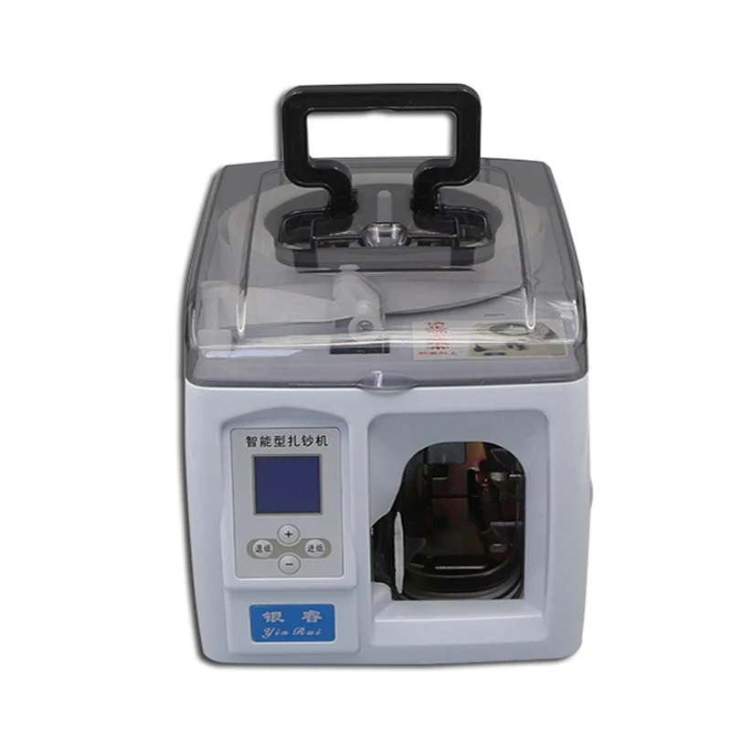 

Fully Automatic Intelligent Banknote Machine LCD Banknote Bundling Machine Money Tying Machine Bundle Of Money Tools Bank Only