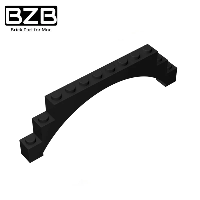 BZB MOC 18838 14707 1x12x3 изогнутый кирпич, креативный строительный блок, модель для детей «сделай сам», высокотехнологичный технический кирпич, детали, лучшие игрушки, подарки
