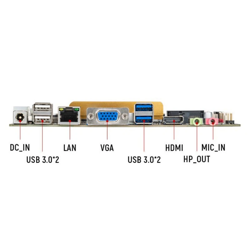 Мини ITX материнская плата J1900 процессор 2 0 GHz DDR3 8GB/1600MHz тонкий мини четырехъядерный