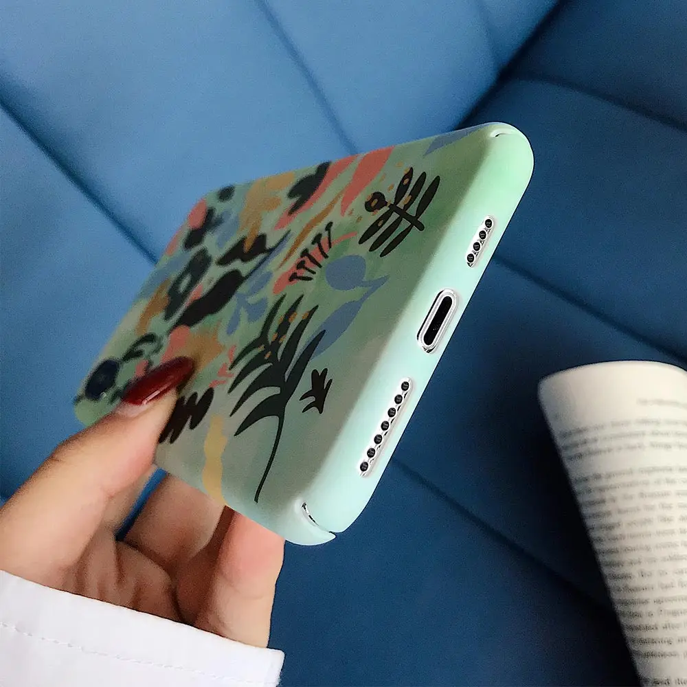 KISSCASE водопаста чехол для телефона iPhone XR XS MAX X 7 8 6 6S Жесткий ПК Чехлы Plus задняя