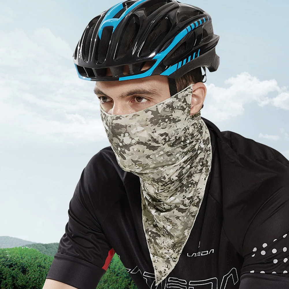 

Cycling Scarf Sunscreen Breathable Neck Gaiter with Ear Loops for Fishing Hunting Motorcycling