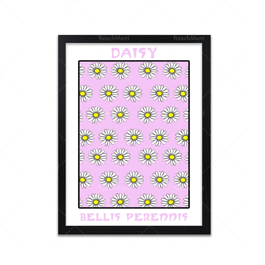 Художественная печать растений и цветов-Выставочный плакат