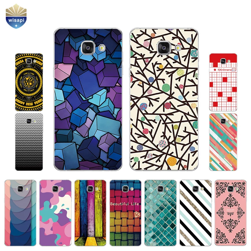 Чехол для телефона Samsung Galaxy A7 (2017) 2015 чехол 2016 A700 A710 A720 TPU Забавный геометрический