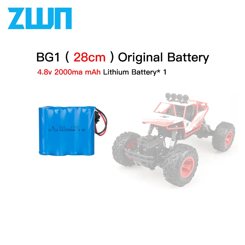 7.2в 2000 мАч lipo батарея 18650 для ZWN BG1 37 см 28 20 RC автозапчасти | Игрушки и хобби