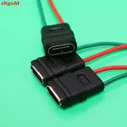 Водонепроницаемый разъем типа C для IPX7, сварочный провод, гнездовой разъем, высокая сила тока, быстрая зарядка, Тип c, гнездовой разъем для зарядки