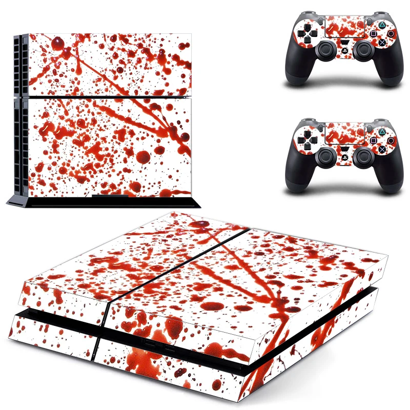 Наклейка с черепом для консоли PS4 чехол Playstaion 4 виниловые наклейки контроллером +
