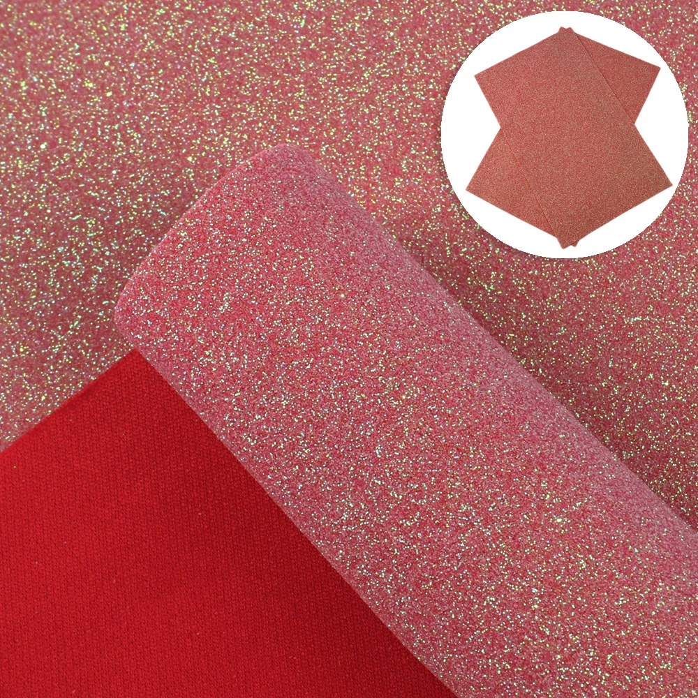 

20*33cm Plain Color Fine Glitter Artificial Synthetic Leather Fabric Sheets,DIY Handmade Materials For Making Crafts,1Yc8088