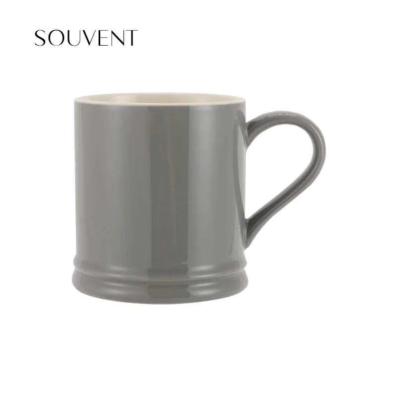 

Breakfast Water Mug Office Reusable Japanese Unique Milk Smoothie Mugs Coffee Reusable Kubek Do Kawy Bar Supplies DE50MK