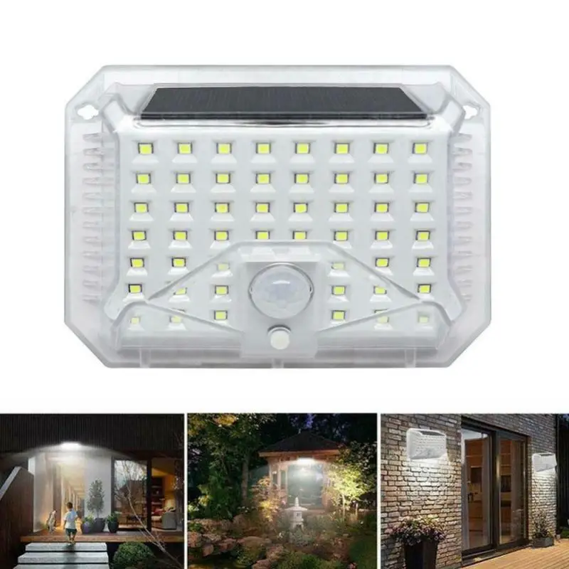 

128 LED Solar Light PIR Motion Sensor Solar Powered Sun Light IP44 Waterproof Wall Light For Home Garden Yard Path Lamp